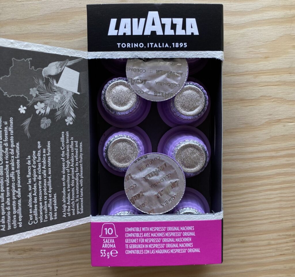 Nespresso kapsule Lavazza Colombia