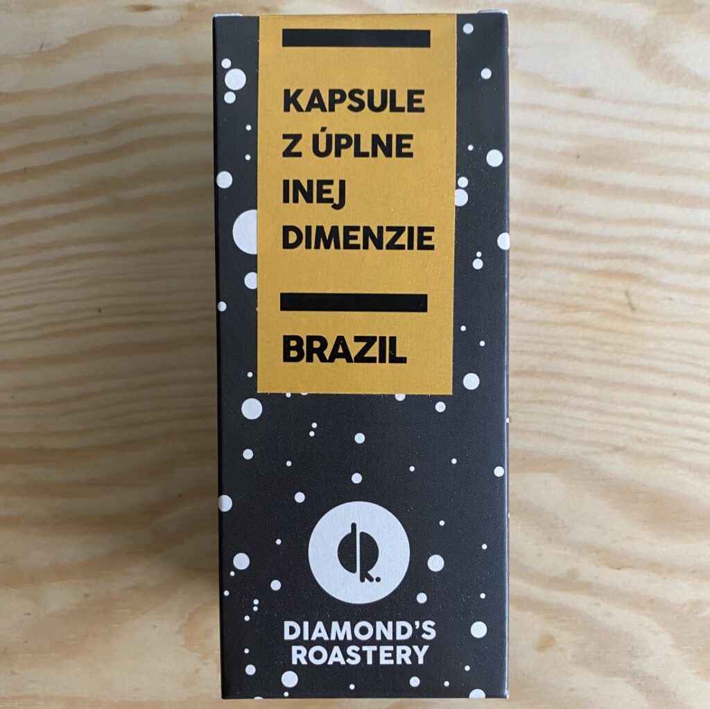 kávové kapsule od Diamonds Roastery - Brazil Paubrasil