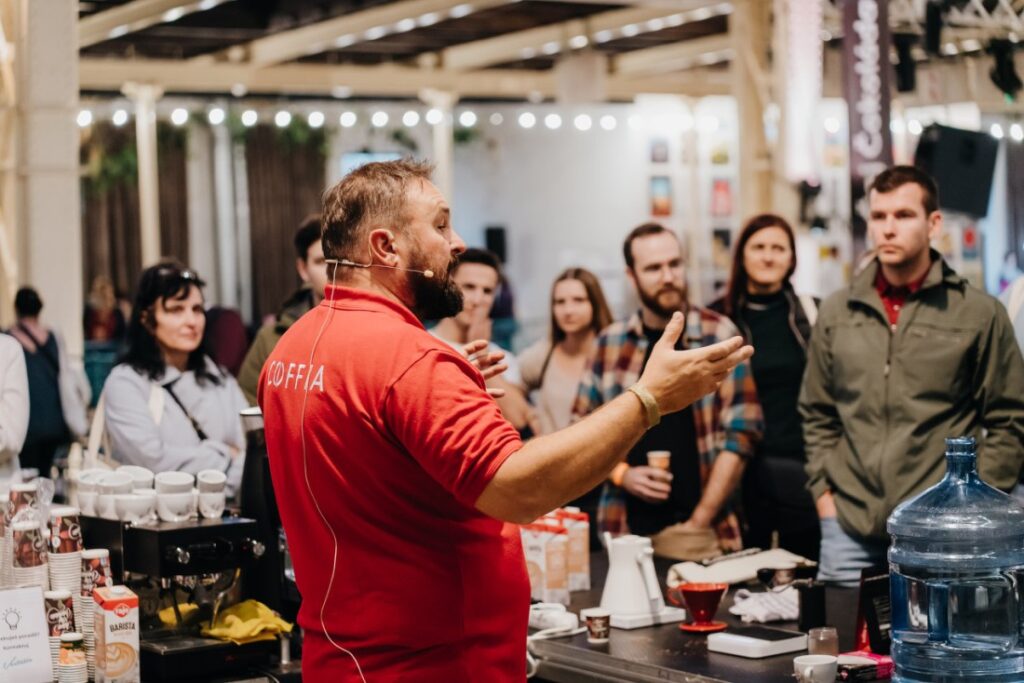 Michal Maliarik na festivala Káva Čaj Čokoláda